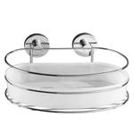 Panier de douche Milazzo Vacuum-Loc Acier / Matière synthétique - Chrome / Blanc