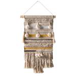 Wandbehang Chaves II Baumwollstoff - Beige / Gelb