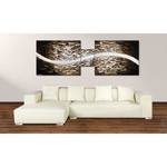 Clear River stretched canvas art 100% Handgeschilderd - 180x60cm