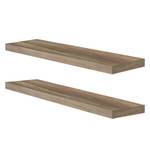 Wandplanken Byske I (2-delige set) wild eikenhouten look - Breedte: 90 cm