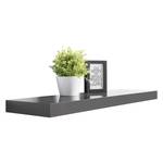 Wandplanken Byske II (2-delige set) Hooglans grijs - Breedte: 90 cm