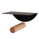 Wandboard (2er Set)  Clomeo Birke massiv - Schwarz / Birke