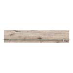 Wandboard Hunton Beige - Braun - Holzwerkstoff - Glas - 140 x 25 x 17 cm