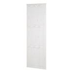 Porte-manteaux mural Amata Pin massif - Blanc