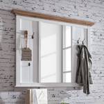 Wandgarderobe Springdale deels massief lindehout - mat wit