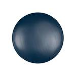 Wandhaken Button (2er-Set) Bouleau massif - Blau - Breite: 10 cm