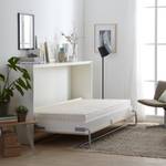 Wandklapbed Godia Wit/Sonoma eikenhouten look