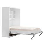 Set camera da letto a scomparsa KiYDOO Bianco - 140 x 205 cm - Materasso in schiuma a freddo