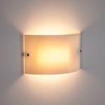 Lampada da parete Arizona Vetro/Metallo - Bianco - 1 luce