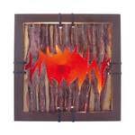 Applique murale Aura Métal / Bois Marron 1 ampoule