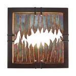 Wandlamp Aura metaal/hout bruin 1 lichtbron