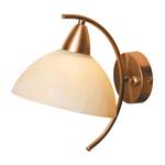 Lampada da parete Burgundy 1 luce Ottone brunito