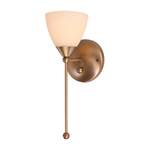 Lampada da parete Burgundy 1 luce Ottone brunito