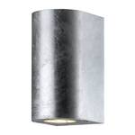 buitenlamp Cantos I glas/roestvrij staal - 2 lichtbronnen - Zilver
