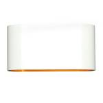 Halogeen-wandlamp Cetus aluminium - 1 lichtbron - Wit