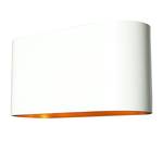 Halogeen-wandlamp Cetus aluminium - 1 lichtbron - Wit