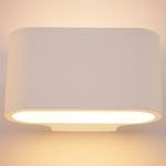 Halogeen-wandlamp Cetus gips - 1 lichtbron