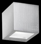 Lampada da parete Cub Alluminio - Color argento - 1 luce