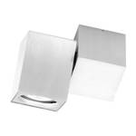 Wandleuchte Cub Aluminium - Silber - 1-flammig