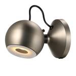 Lampada da parete Globe Metallo Color argento 1 luce