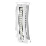 LED-Wandleuchte Goran Eisen Silber 2-flammig