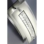 LED-Wandleuchte Goran Eisen Silber 2-flammig