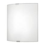 Wandlamp Grafik glas / staal - 1 lichtbron - Breedte: 28 cm