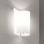 Wandlamp Papiro glas/metaal wit 1 lichtbron