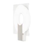 Wandlamp Q glas/metaal - wit - 1 lichtbron