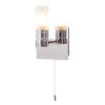 Applique murale Vikareus 1 ampoule Chrome brillant