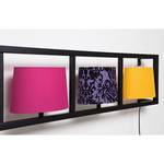 Horizontale wandlamp Parecchi zwart - 5 lichtbronnen