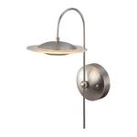 LED-Wandleuchte Zelena 1-flammig Nickel matt