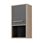 Wandschrank Kim Eiche Sanremo Dekor / Grau