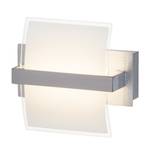 Wandspot Trust Metall/Glas - Silber - 1-flammig