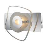LED-Strahler Zarima Metall Silber 1-flammig
