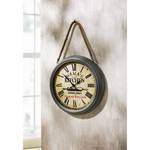 Wanduhr Mamas Kitchen Metall/Glas - Grau