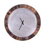 Orologio da parete Old Forest I Legno antico Marrone argento