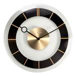 Horloge murale Retro Verre - Noir