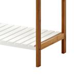 Meuble sous vasque Jakob II Bambou partiellement massif - Bambou / Blanc mat