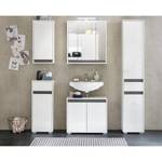 Armoire suspendue Sol Blanc brillant / Blanc