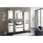 Armoire suspendue Sol Blanc brillant / Blanc