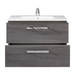 Meuble lavabo Adamo II Gris - Bois manufacturé - 81 x 54 x 46 cm