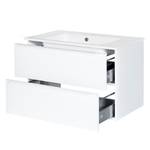 Meuble lavabo Ares Blanc mat - Largeur : 78 cm