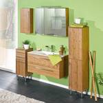 Meuble lavabo Bern Bambou verni naturel