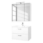 Salle de bain Zeehan (2 éléments) Blanc 60 cm - Blanc brillant / Blanc - Largeur : 60 cm