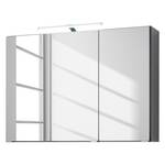 Dummy Bianco/Grigio 90 cm - Bianco lucido / Grafite - Larghezza: 90 cm