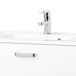 Mobile con lavabo Zeehan I Bianco lucido / Bianco - Larghezza: 70 cm