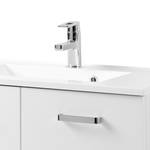 Mobile con lavabo Zeehan II Bianco lucido / Bianco - Larghezza: 80 cm