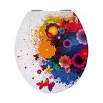 Siège WC Fleur Multicolore Avec abattant automatique