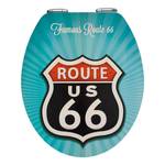 WC-Sitz Vintage Route 66 Mehrfarbig